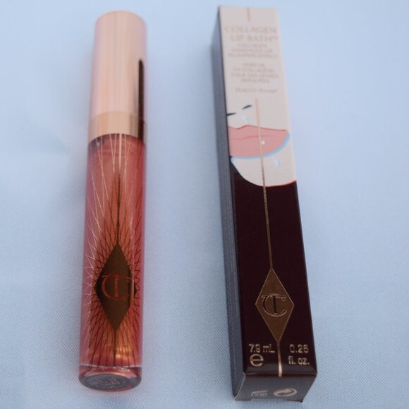 Charlotte Tilbury Collagen Lip Bath Gloss - Peachy Plum, NEW - Full Size - Picture 5 of 12